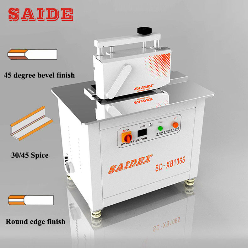 চীন কারখানা সরবরাহ SAIDE SD-XB1065 এক্রাইলিক ট্রিমিং মেশিন 60 ডিগ্রী স্বয়ংক্রিয় এক্রাইলিক চ্যামফারিং মেশিন