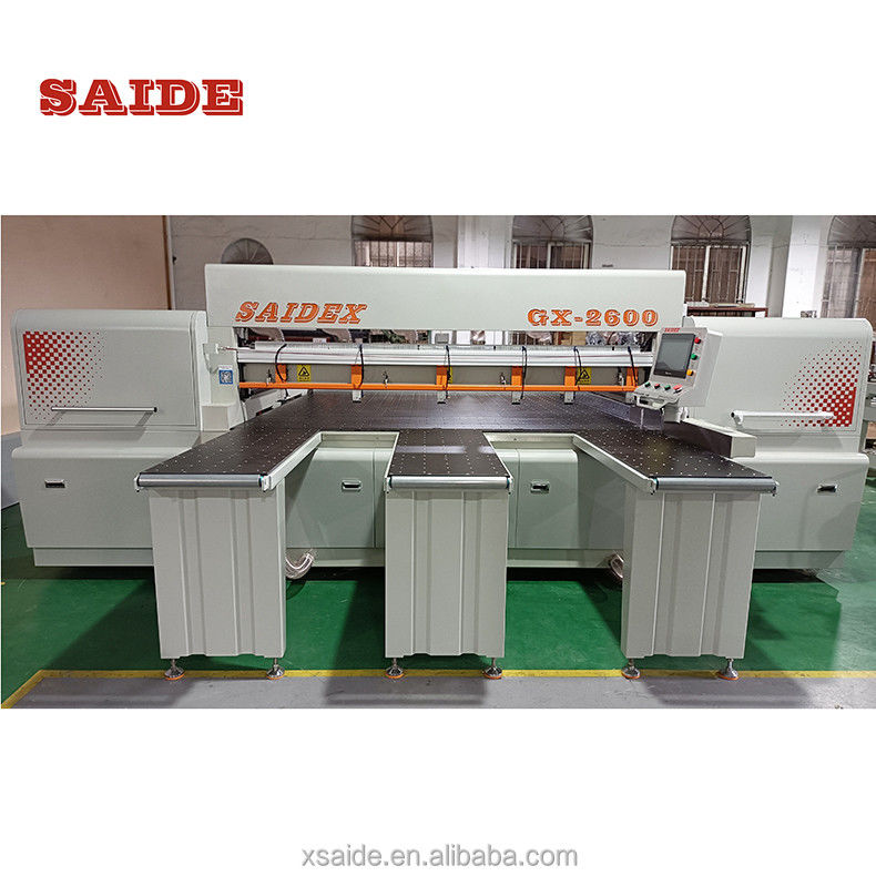 GX-2600 স্বয়ংক্রিয় মাঝারি-পুরু বোর্ড CNC ক্রস-কাটিং করাত, অ্যাক্রিলিক এবং লাইট-গাইডিং প্যানেলের জন্য ইলেকট্রনিক কাটিং করাত