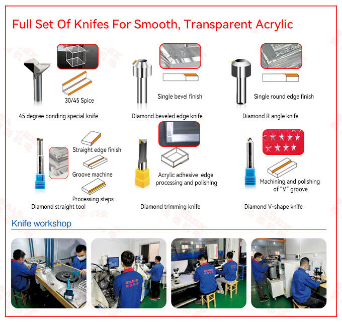 প্রাকটিক্যাল সিএনসি ফ্রিজিং কাটিয়া সরঞ্জাম শিল্প অ্যাক্রিলিক সিএনসি চ্যামফার সরঞ্জাম অ্যাক্রিলিক উচ্চ গতির কাটিয়া জন্য
