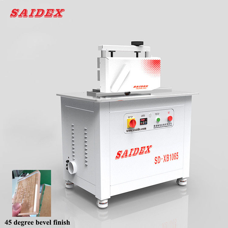 চীন কারখানা XB1065 Do 30 45 ডিগ্রী বেভেল এবং সোজা লাইন প্রান্ত স্বয়ংক্রিয় এক্রাইলিক চ্যামফার বেভেল এক্রাইলিক পলিশিং মেশিন