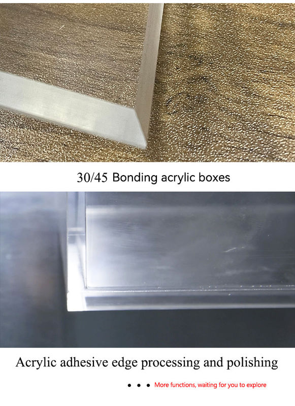 3kw সার্ভো মোটর চালিত 1350 মিমি এক্রাইলিক এজ পোলিশার পিএমএমএ / পিএস / পিসিপ্লাস্টিক পোলিশিং মেশিন