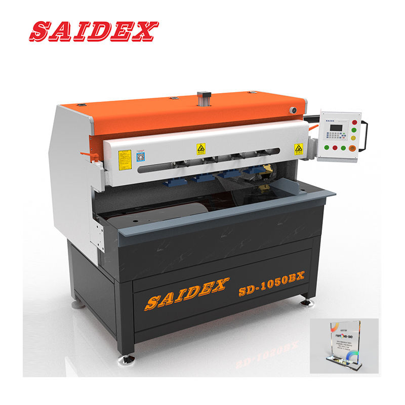 AC220V 2.5kW অ্যাক্রিলিক সোজা প্রান্ত পলিশিং মেশিন 0-60 ডিগ্রী বেভেল এজ পলিশার